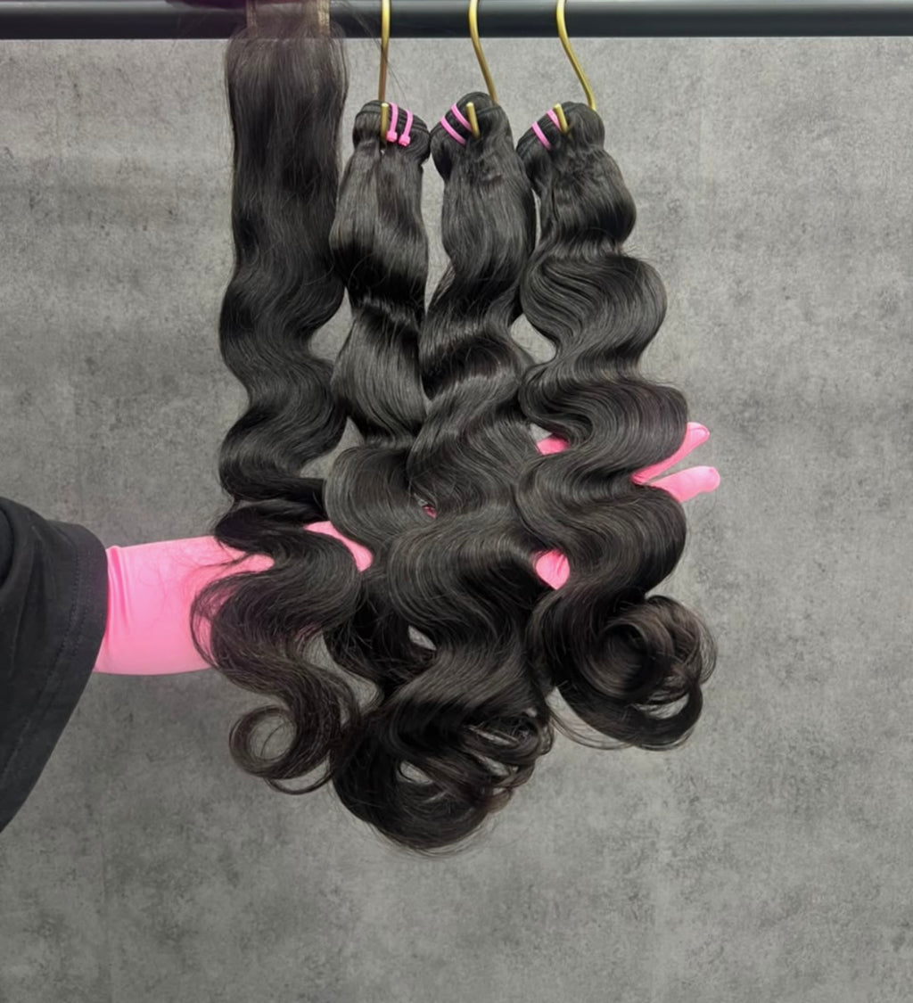 3 Bundles 1 Closure Body Wave Deal
